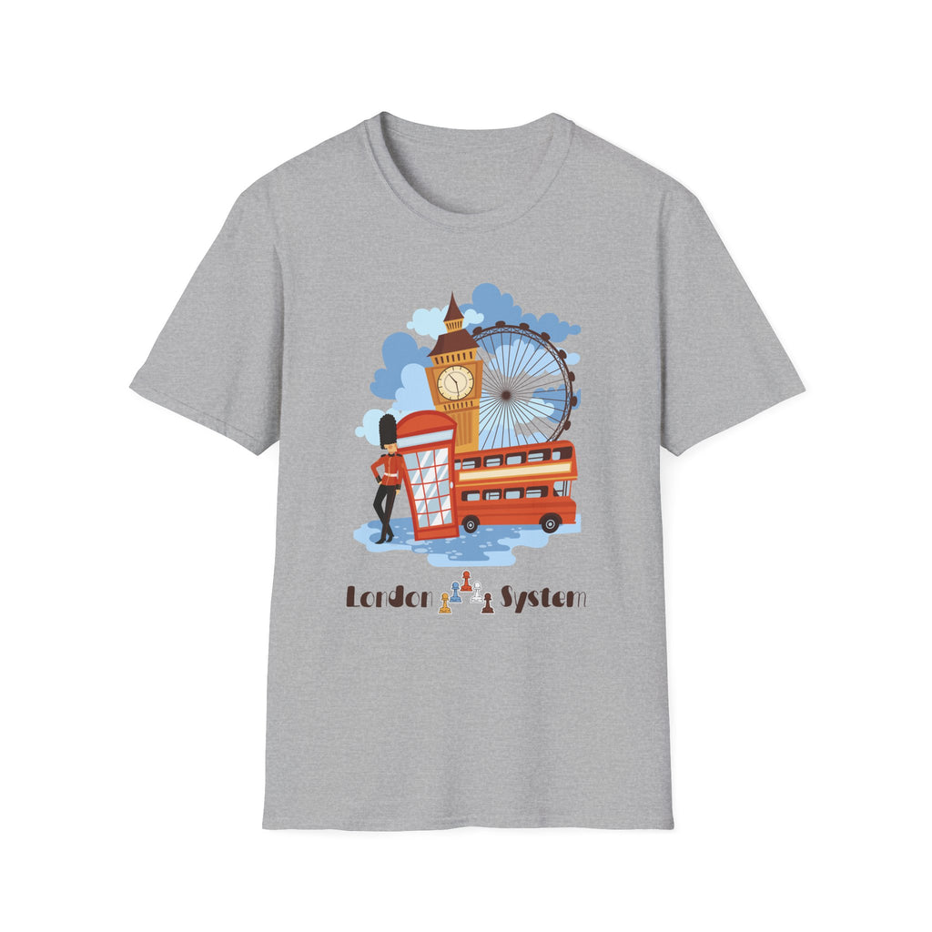 London Landmarks T‑Shirt — Big Ben, London Eye & Double-Decker Bus Design